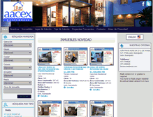 Tablet Screenshot of aacex.com